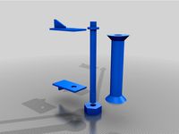 roller- fairlead for mooring rope- OpenScad by stollew