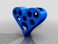Heart shaped Falcon Tube Holder by askalex