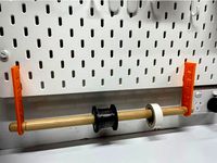 Ikea Skadis Rail holder by Kobee3D