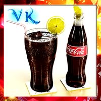 High Detailed Coke (Coca Cola) Bottles and Glass.3d model