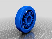 Rotary Clutch Bearing in Single Print - Rotates only one way, No assembly by joe-cngr
