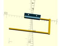 Toilet paper holder - OpenScad by stollew