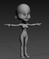 Cartoon Body 013d model