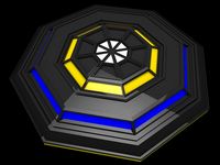 UFO Low Poly3d model