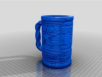US Army stone beer can mug by bigj121
