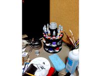 Paint holders from Spools by lostinlmbo