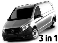 Mercedes Vito Panel Van 20163d model