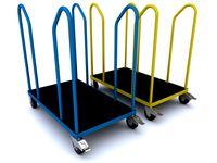 Truck with 4 side bars3d model