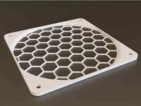 120mm fan grill with 2.5mm fan clearance by squirrelf