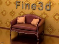 antique-09-097-Sofa3d model