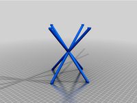 Three Color Geometric Stand by SpaceLord87