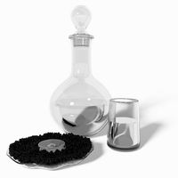 Carafe of Vodka with Caviar3d model
