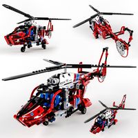 Lego Technic Rescue Helicopter3d model