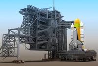 Shuttle Launch Pad3d model