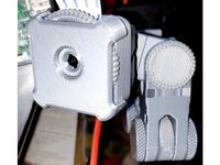 Housing for the Raspberry Pi standard camera module v2.1 with integrated focus adjustment by Betschler