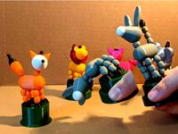 Collapsing Animal Toys by 3D-mon