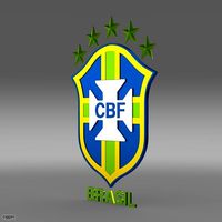 Logo Football Brasil3d model