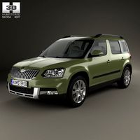 Skoda Yeti Outdoor 20143d model