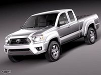 Toyota Tacoma Access Cab 20123d model