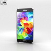Samsung Galaxy S5 (Verizon) Charcoal Black3d model