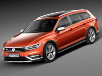 Volkswagen Passat Alltrack 20163d model