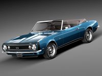 Chevrolet Camaro SS Convertible 19673d model