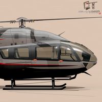 EC145 air executive3d model