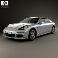 Porsche Panamera Turbo Executive 20143d model