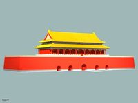 The Tiananmen Gate3d model