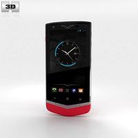 Vertu Constellation Gemstones Rose Ruby3d model