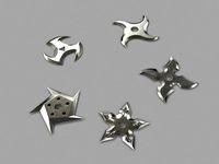 5 Shuriken Set