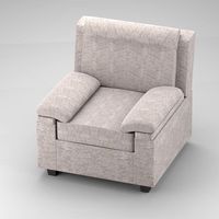Classical fabric couch.