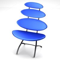 Modern chair with sectional backside