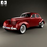 Cord 810 Westchester sedan 19363d model