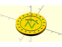 Nerdhaus Poker Chip by angrylittletree