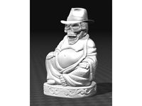 Skull Buddha by Kattsylt