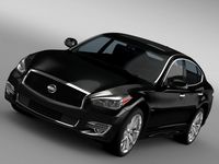 Nissan Fuga Hybrid (Y51) 20163d model