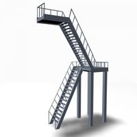 Industrial Stair3d model