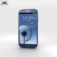 Samsung Galaxy S3 Neo Pebble Blue3d model