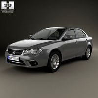 Mitsubishi Lancer Fortis 20133d model