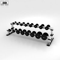 Dumbbell Rack3d model