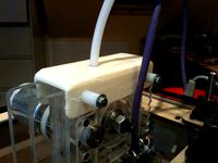 Makerbot Cupcake Bowden cable adapter by michthom