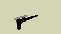 Lazer sight hand gun