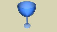 Copa de vidrio para tomar vino o cerveza ¡emborrachate chavon!