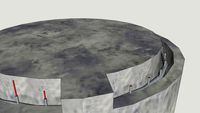 Rubens tube circular firepit