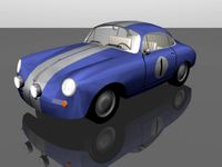356 Coupe Rally 3D Model