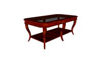 Glass Insert Coffee Table
