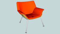 swoop plywood lounge chair