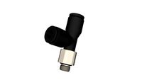 Té piquage mâle cylindrique en bout diamètre 4 - M5x0,8