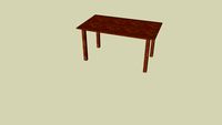 Simple Table, einfacher Tisch
